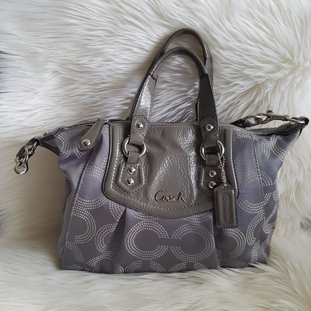 Women's Gray Coach purse